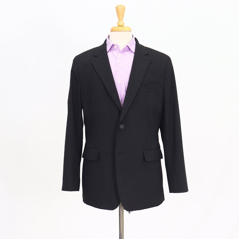 Banana Republic 44R Gray Blazer Sport Coat Jacket 2-Button Solid Y090